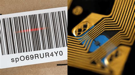 are there rfid chips in barcodes|differences between rfid and barcode.